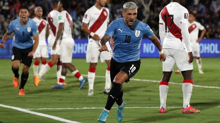 Giorgian de Arrascaeta, Uruguay National Team. (Raul Martinez - Pool/Getty Images)