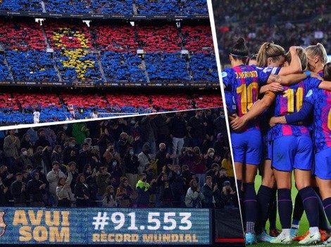 Goleada y récord histórico de Barcelona en el clásico femenino