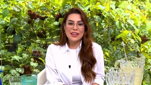 A cantora Naiara Azevedo no programa Mais Você, após participação no BBB 22. Imagem: Reprodução/TV Globo.