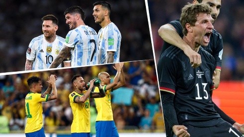 Argentina, Brasil y Alemania, repiten.