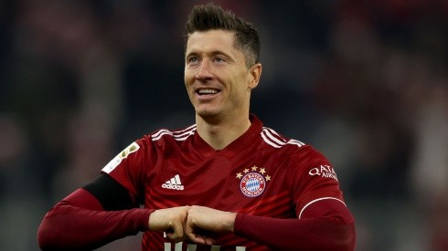 Bayern striker Robert Lewandowski.