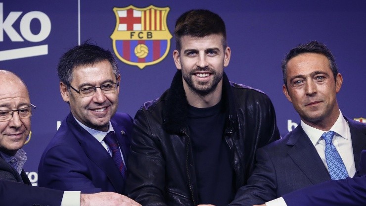 Gerard Piqué, Josep María Bartomeu