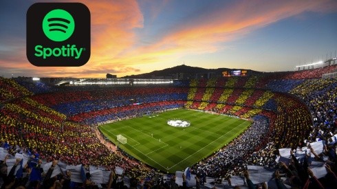 Estadio del Camp Nou en Barcelona.