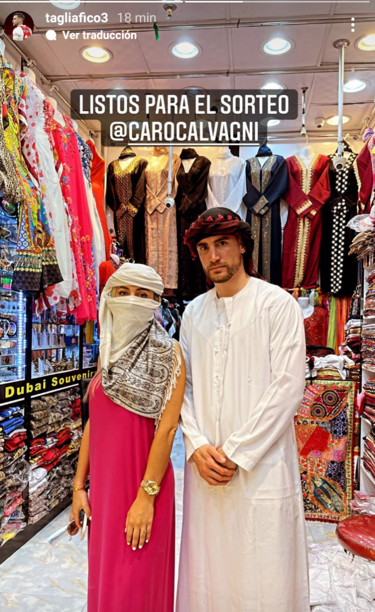 Tagliafico y la previa del sorteo.