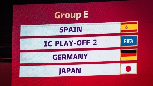 España y Alemania comparten el Grupo E de Qatar 2022