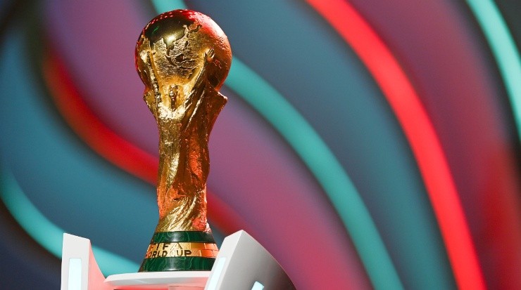 The FIFA World Cup Trophy. (Michael Regan - FIFA/FIFA via Getty Images)