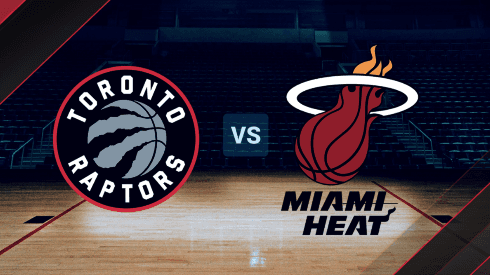 Toronto Raptors ante Miami Heat por la temporada regular de la NBA.