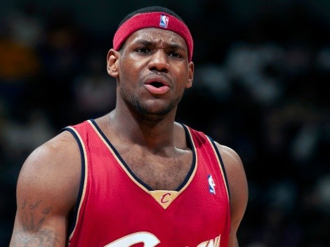This is the first time LeBron James has a negative record since his rookie year