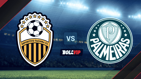 Deportivo Táchira vs. Palmeiras por la Copa Libertadores.