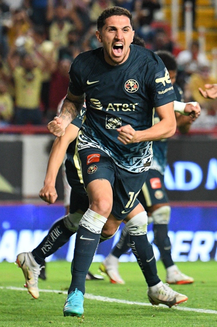 Diego Valdés marcó su tercer gol con América ante Necaxa (foto: Imago7).