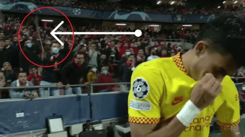 Video: así fue el intento de agresión a Luis Díaz tras el gol a Benfica