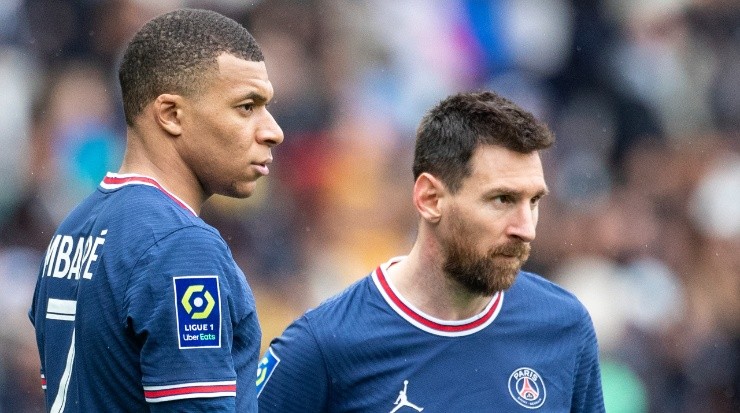Kylian Mbappe&#039;s market value is $110m higher than that of Lionel Messi, per Transfermarkt. (Tim Clayton/Corbis via Getty Images)