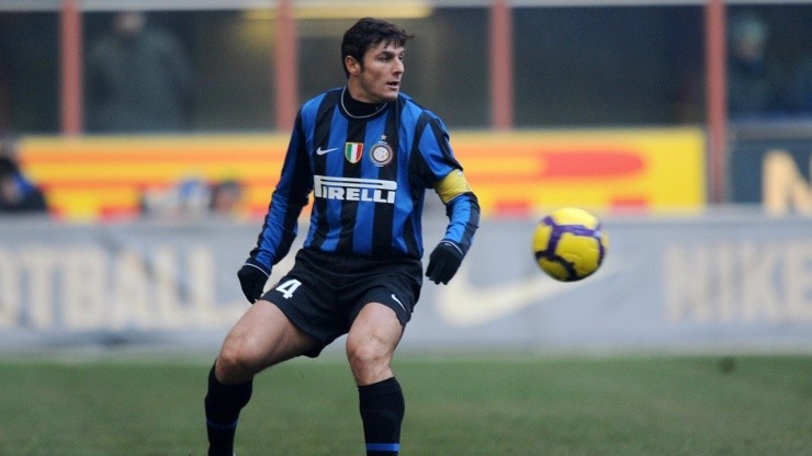 Javier Zanetti, uno de los que más jugó