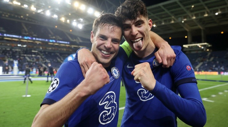 Cesar Azpilicueta, Kai Havertz, Chelsea