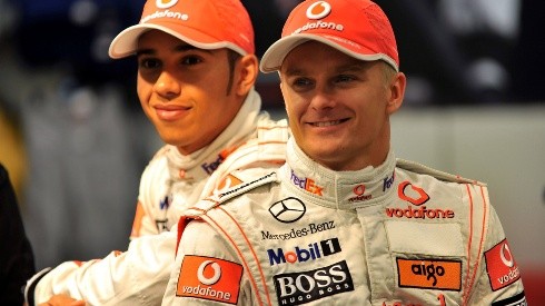 Lewis Hamilton & Heikki Kovalainen Launch M&S