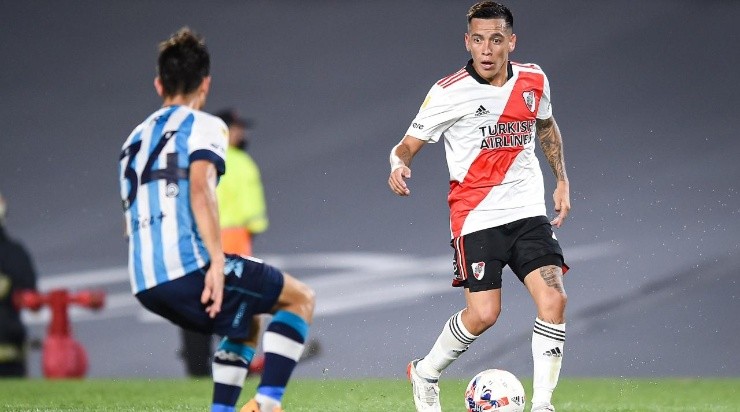 Esequiel Barco now on loan at River Plate. (Photo by Marcelo Endelli/Getty Images)