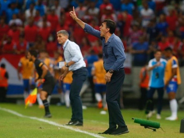 El entrenador de los Albos se mostró contento por la actuación de su equipo | Foto: Colo Colo 