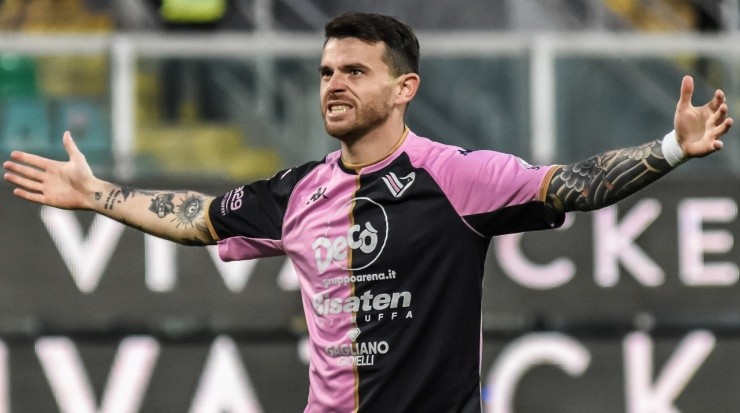 Matteo Brunori of Palermo. (Francesco Militello Mirto/Getty Images)