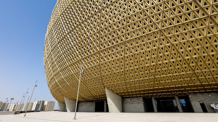 Lusail Stadium façade. (Matthew Ashton - AMA/Getty Images)