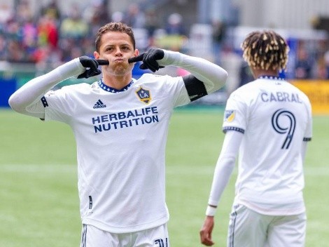 Chicharito adelantó al Galaxy en el Clásico del Tráfico con un golazo