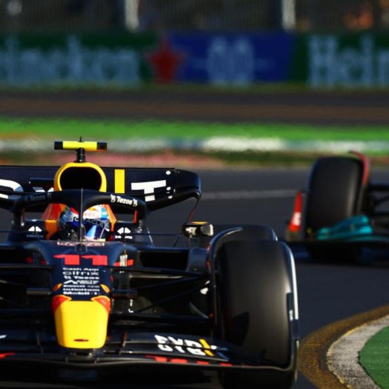 ¡Llegó el primero! Checo Pérez logró su primer podio, detrás de un Ferrari dominante