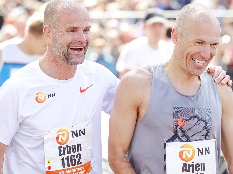 Otro futbolista que se pasó al running: Arjen Robben completó un 42k