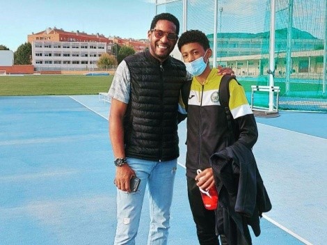 Tras los pasos de papá: el hijo de Javier Sotomayor, campeón U-16 en España de salto en alto