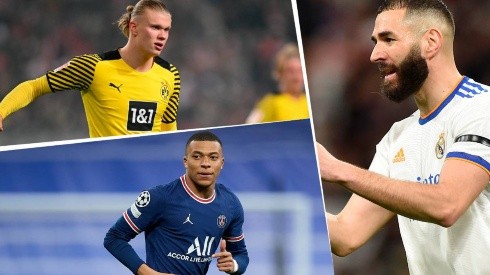 Mbappé, Haaland, Benzema