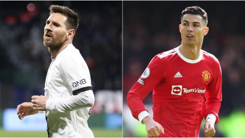 Inter Miami players have chosen between Lionel Messi (left) and Cristiano Ronaldo.