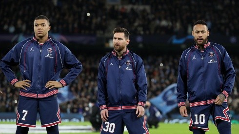 Mbappé, Messi y Neymar.