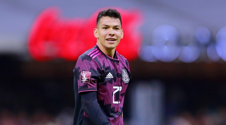 CIUDAD DE MEXICO, MEXICO - MARZO 24: Hirving Lozano de Mexico durante el juego del Octagonal final de la CONCACAF rumbo a la Copa del Mundo Qatar 2022, en el Estadio Azteca el 24 de Marzo de 2022 en la Ciudad de Mexico. (Foto: Mauricio Salas/Jam Media)