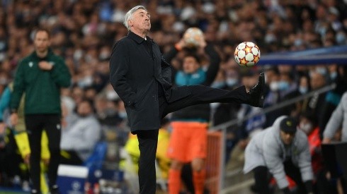 Ancelotti en dirección de Real Madrid.