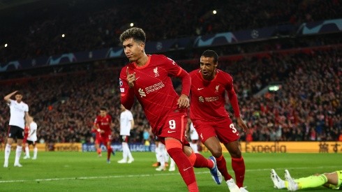 Roberto Firmino, autor de un doblete en Anfield Road.