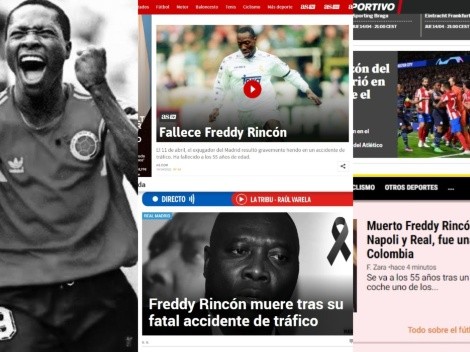 Europa también llora la muerte de Freddy Rincón