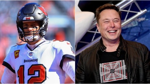 Tom Brady (left) and Elon Musk.