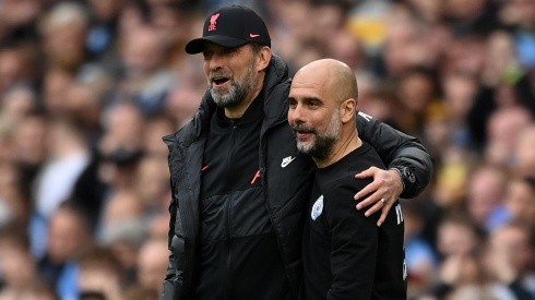 Jürgen Klopp y Pep Guardiola, una rivalidad impresionante entre los entrenadores (Foto: Getty Images).