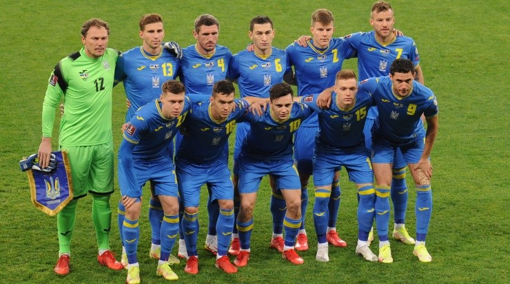 Ukraine National Team. (Mykola Tys/SOPA Images/LightRocket via Getty Images)