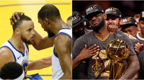 Stephen Curry, Kevin Durant y LeBron James