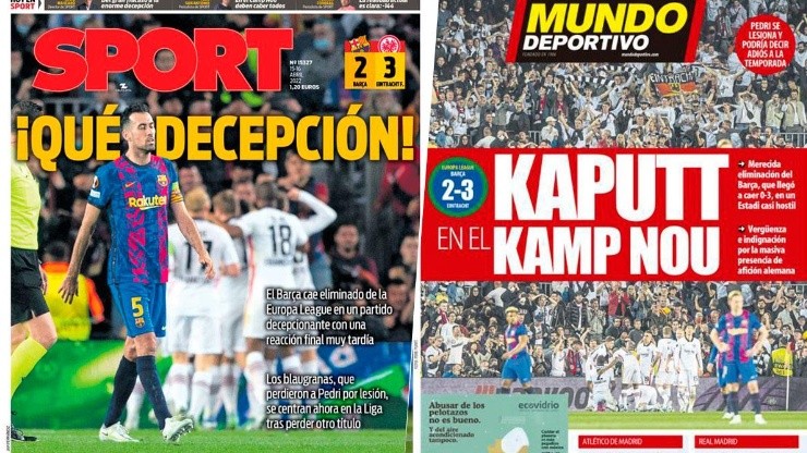 Portadas sobre Barcelona en España.