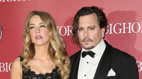 Amber Heard e Johnny Depp quando estavam juntos, em 2016