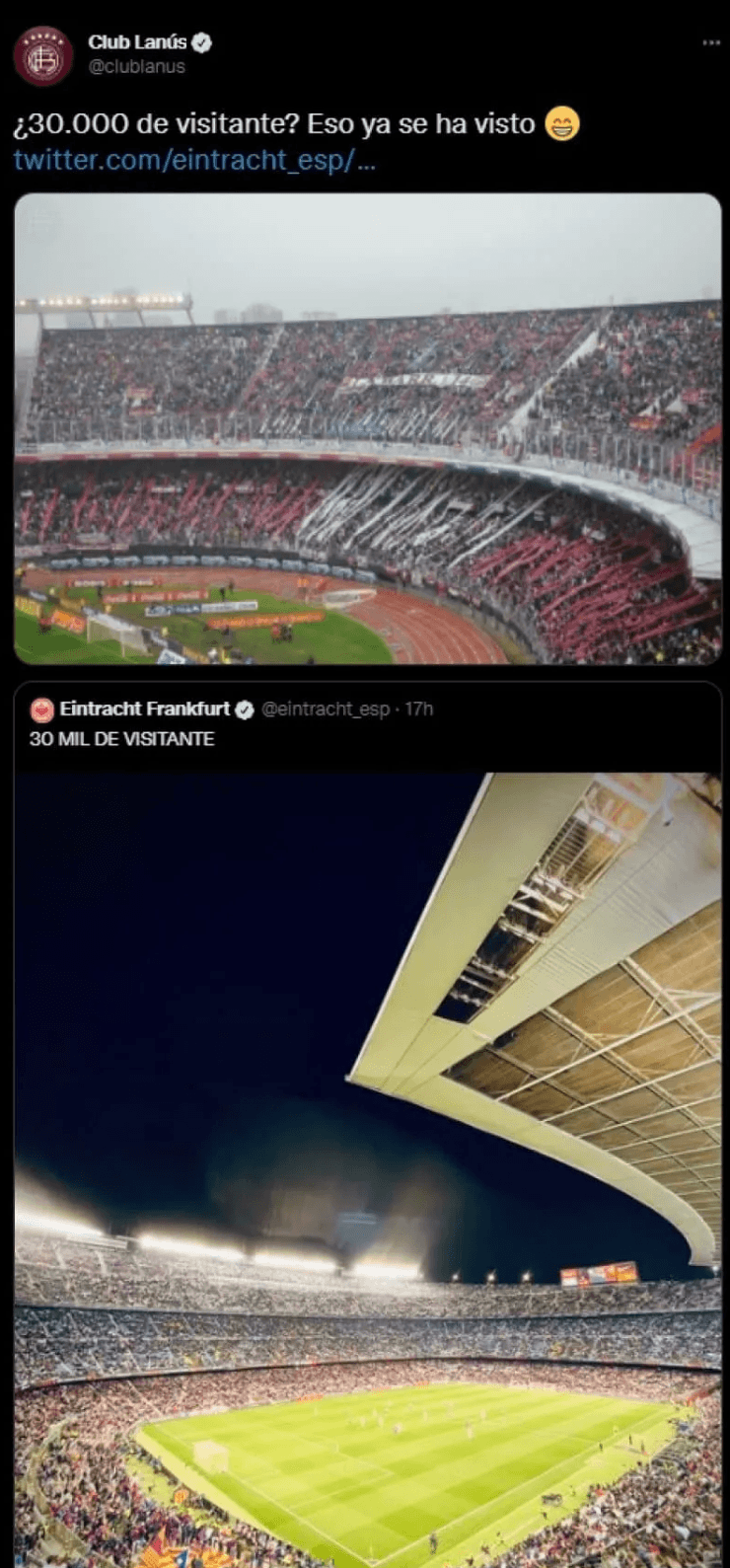 La respuesta de Lanús.