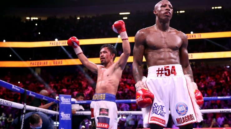 Yordenis Ugas, Manny Pacquiao, Boxing