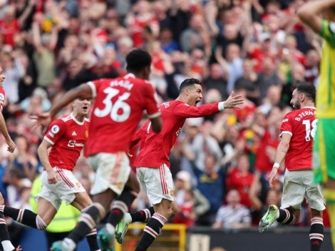 Cristiano Ronaldo rescata a Manchester United con un hat-trick ante Norwich