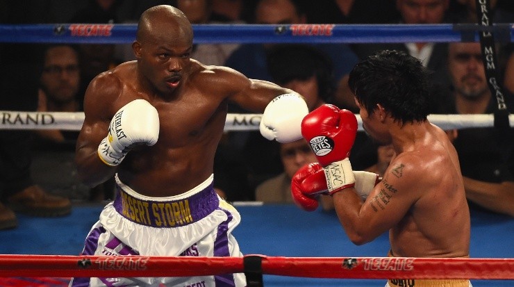 Tim Bradley during one of his 3 clashes against Manny Pacquiao. (Ethan Miller/Getty Images)