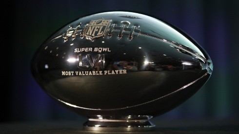 The Pete Rozelle Trophy given to the Super Bowl MVP