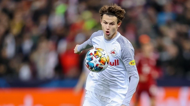 Brenden Aaronson (Photo by Roland Krivec/DeFodi Images via Getty Images)