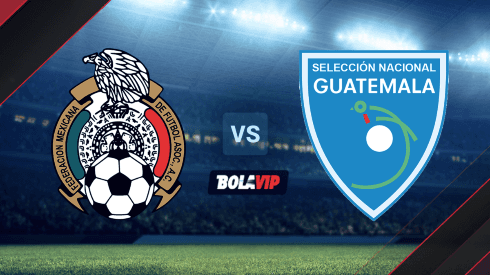 México vs. Guatemala por un amistoso.