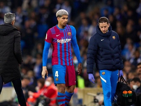 Araújo salió lesionado y preocupa a Uruguay y Barcelona