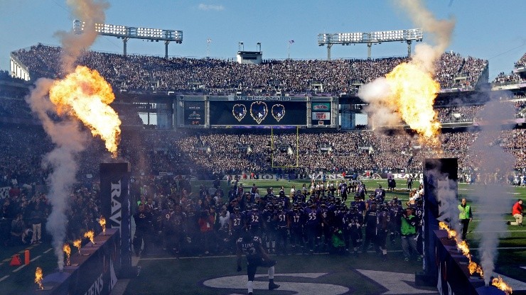 M&T Bank Stadium, casa de los Baltimore Ravens.