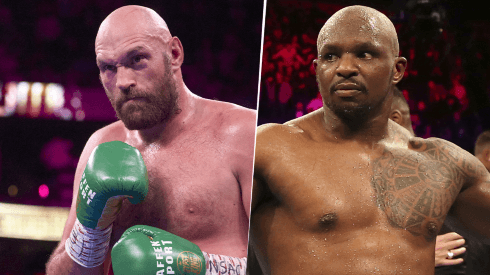 Tyson Fury vs. Dillian Whyte por el título mundial de peso pesado del CMB (Foto: Getty Images).